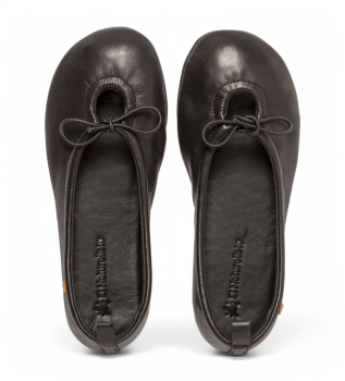 Leather ballerina pumps N5821 Essence black