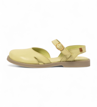 Sandaler i lder N5874 lime