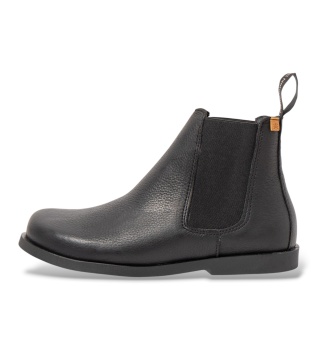 Botines de Piel N5875 Arenisca negro
