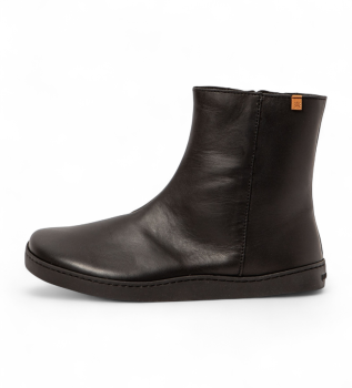 Lederstiefeletten N5918 Soft schwarz