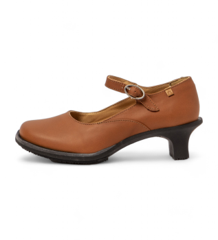 Chaussures en cuir marron N5996