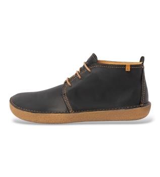 Tami Black Leather Shoes N6060