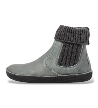 Botins de Pele N6062 Tami cinza