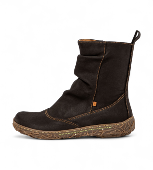 Bottines en cuir N722 Pleasant noir