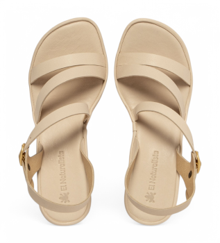 Lädersandaler N852 Gaia beige