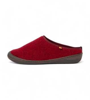 Sabots Na66 Wool Tibet/Home red