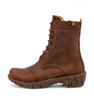 Bottines en cuir marron Arizona