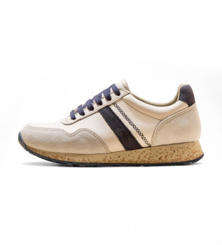 Leather trainers Nsp02 white