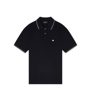 Camisa p�lo de algod�o preto
