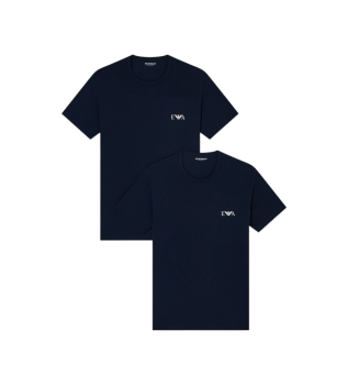 Set of 2 navy Homie slim fit t-shirts