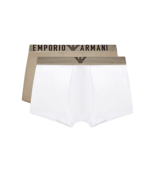 Set 2 Boxers Col beige