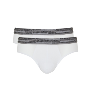 Set di 2 slip, design bianco
