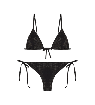 Bikini Lurex negro