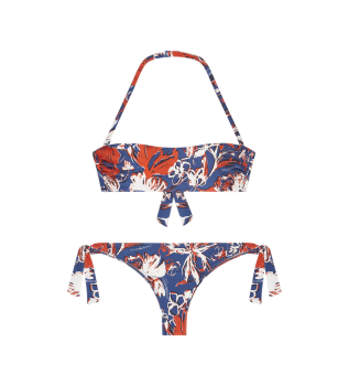 Bikini Logomania azul