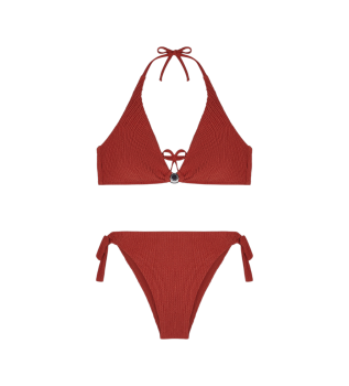 Bikini Textured Lycra brown