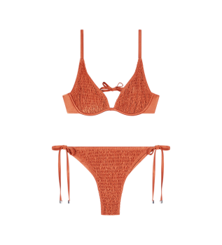 Bikini Smoking Stitch orange