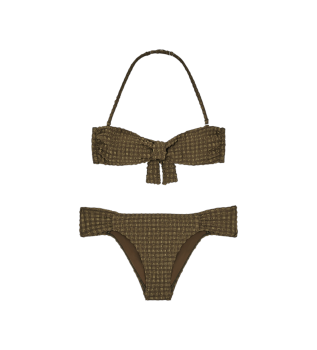 Bikini iz sirsake z zeleno podlogo