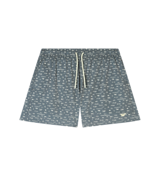 Logo swimming costume green