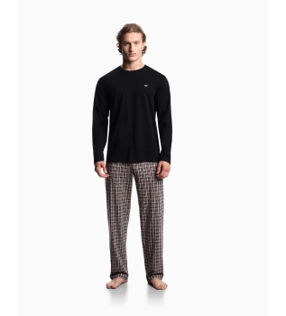 Pajamas Pattern Mix black
