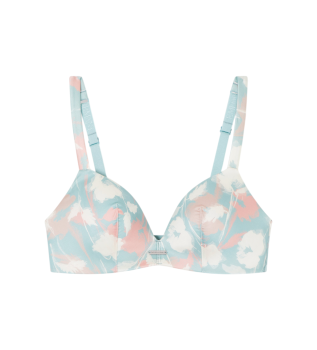 Mikro satenast modrček modra