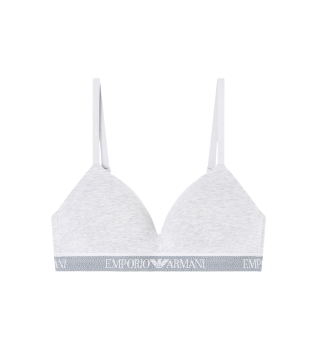 Reggiseno a triangolo imbottito grigio