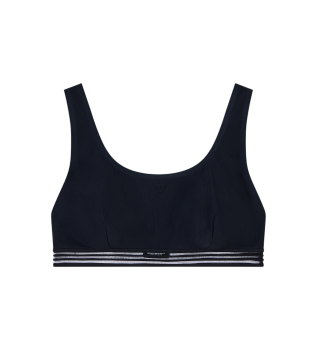 Bralette-bh utan vaddering svart