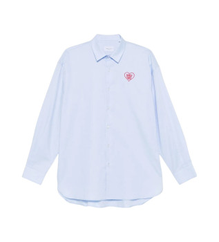 Niebieska koszulka z sercem