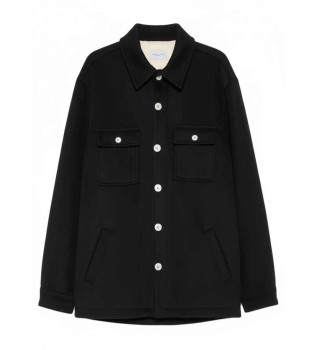 Oversize Plain Jacket black
