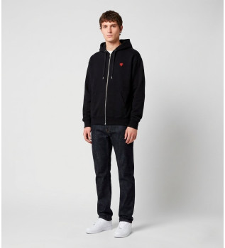 Sudadera logotipo heart negro