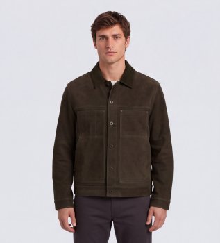 Groen gewaxte Cruiser-jas