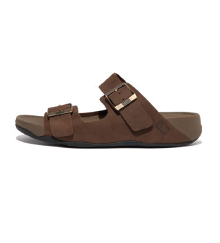 Brune Gogh Moc-sandaler i læder