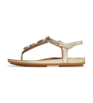 Sandale Gracie Ultra-Jewel Gold Leather