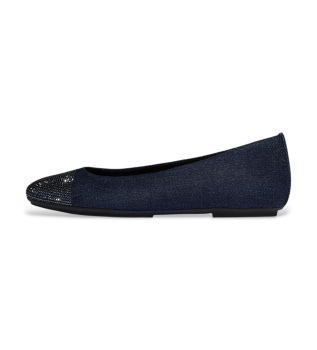 Ballerinas Delicato Crystal navy