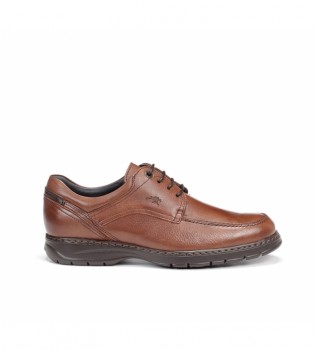 Leather shoes Crono 9142 Salvate brown
