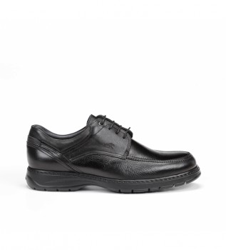 Leather shoes Crono 9142 Salvate black