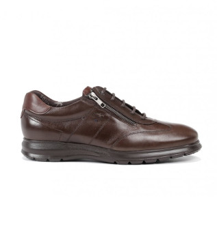 Leather shoes Zeta F0606 brown