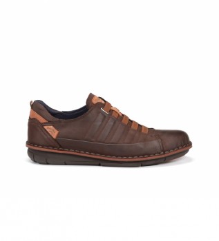 Leather shoes Alfa F0703 brown