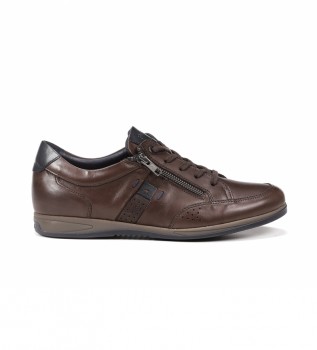 Daniel F1280 Havana brown leather shoes