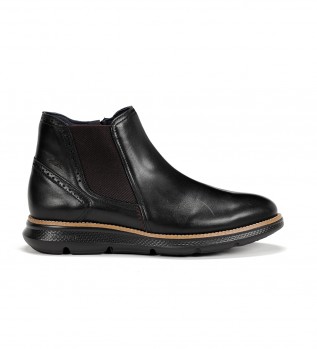 Bottines en cuir WillianF1354 noir