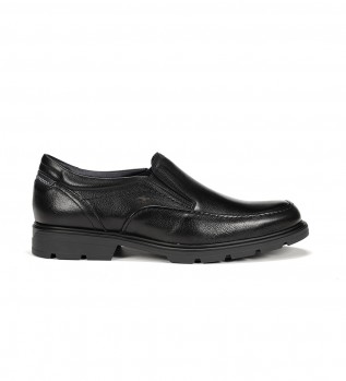 Chaussures en cuir F1606 Noir