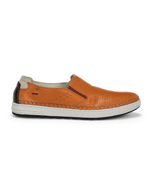 Leren mocassins Lester F1719 bruin