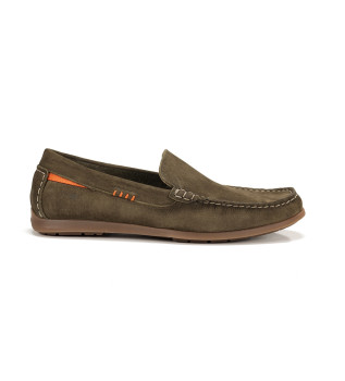 Mocasines de Piel Troy  F1729 marrn