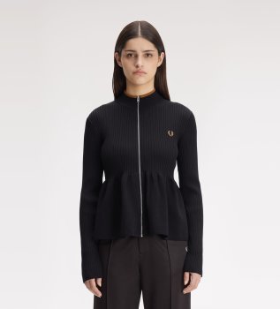 Schwarzer AED-Cardigan