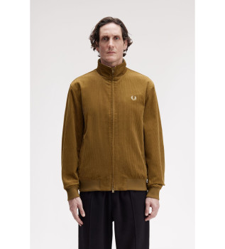 Casaco Brentham de cordo castanho