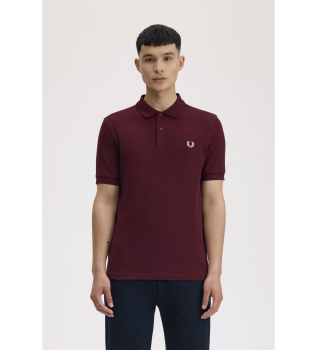 Polo Plain granate