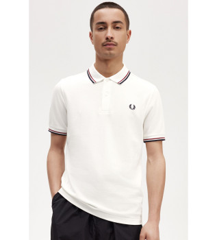 Polo shirt with white piping