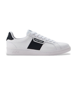 Leather Sneakers B721 white