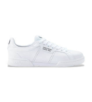 Leather Sneakers B722 white