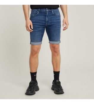 Pantaloncini 3301 Slim Denim Blu