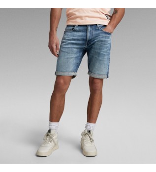 Korte broek 3301 Slim blauw